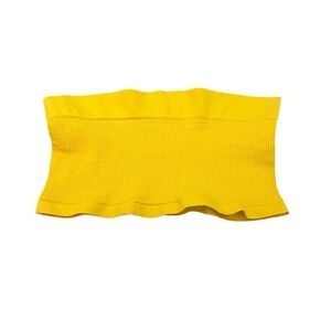 Free People Intimately Ribbed Seamless Bandeau Mustard Yellow Size M/L NWOT